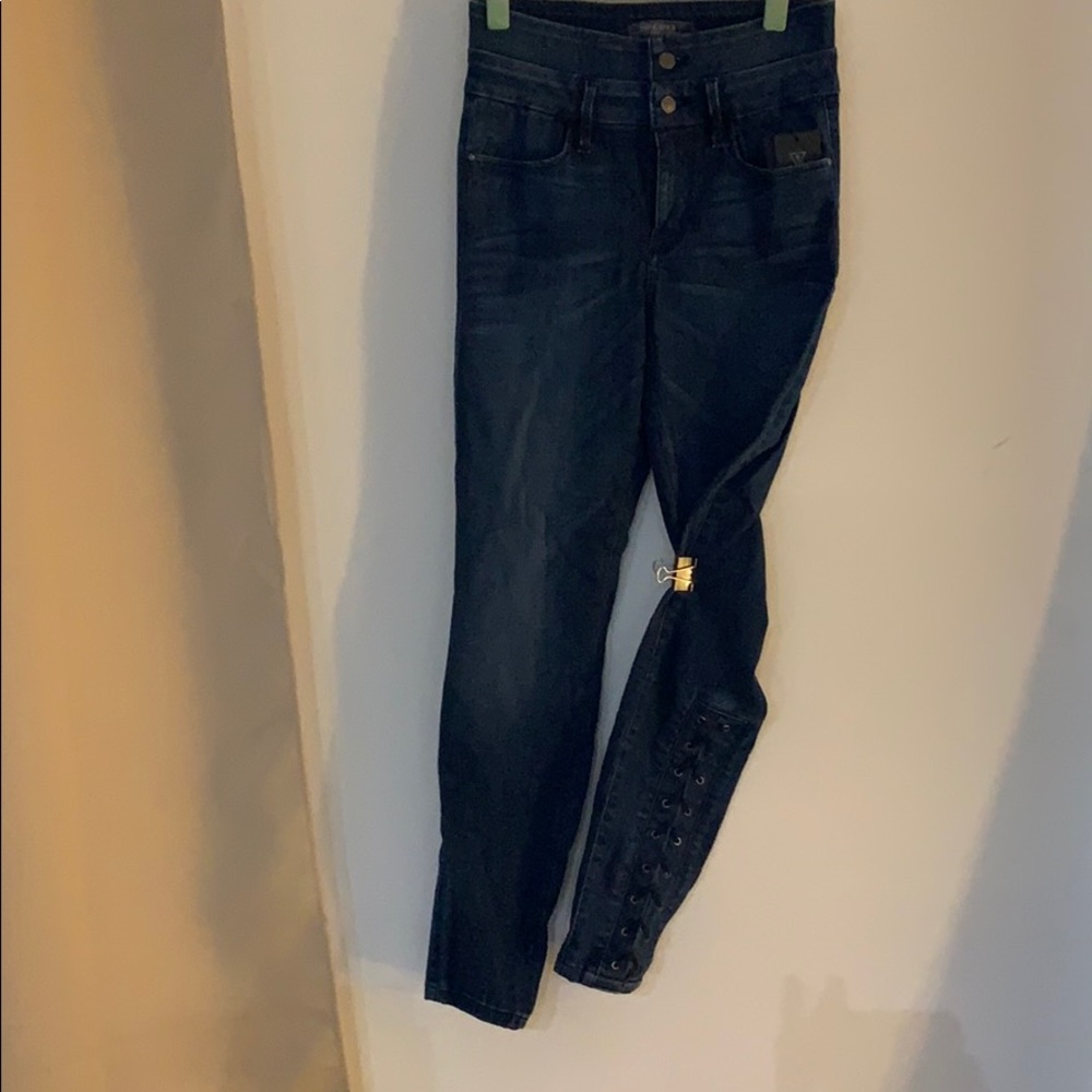 Brand New Guess Jeans w/ Corset Detailing